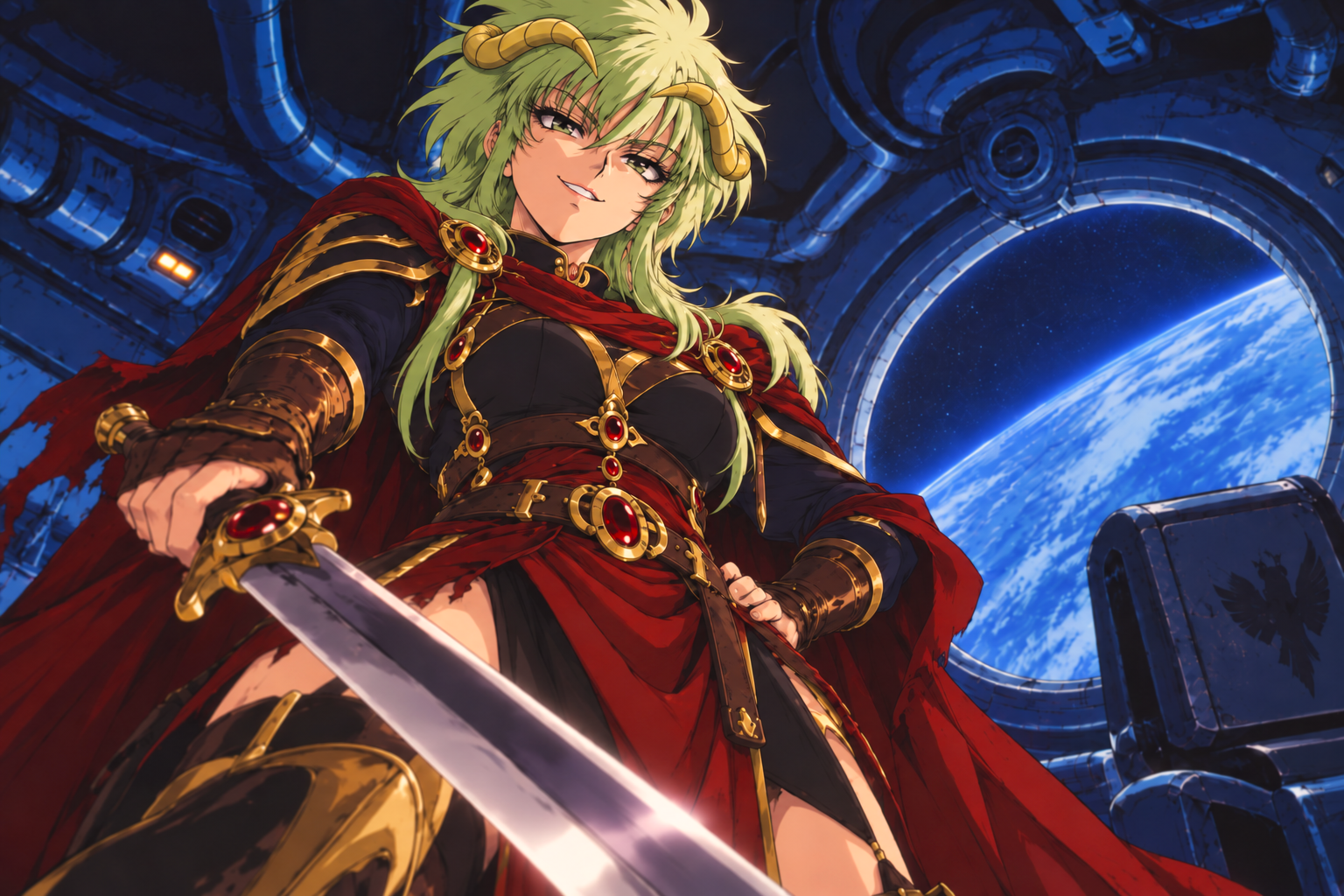 Cover art for You're Abducted By An Alien Princess, an action scenario on AI Dungeon