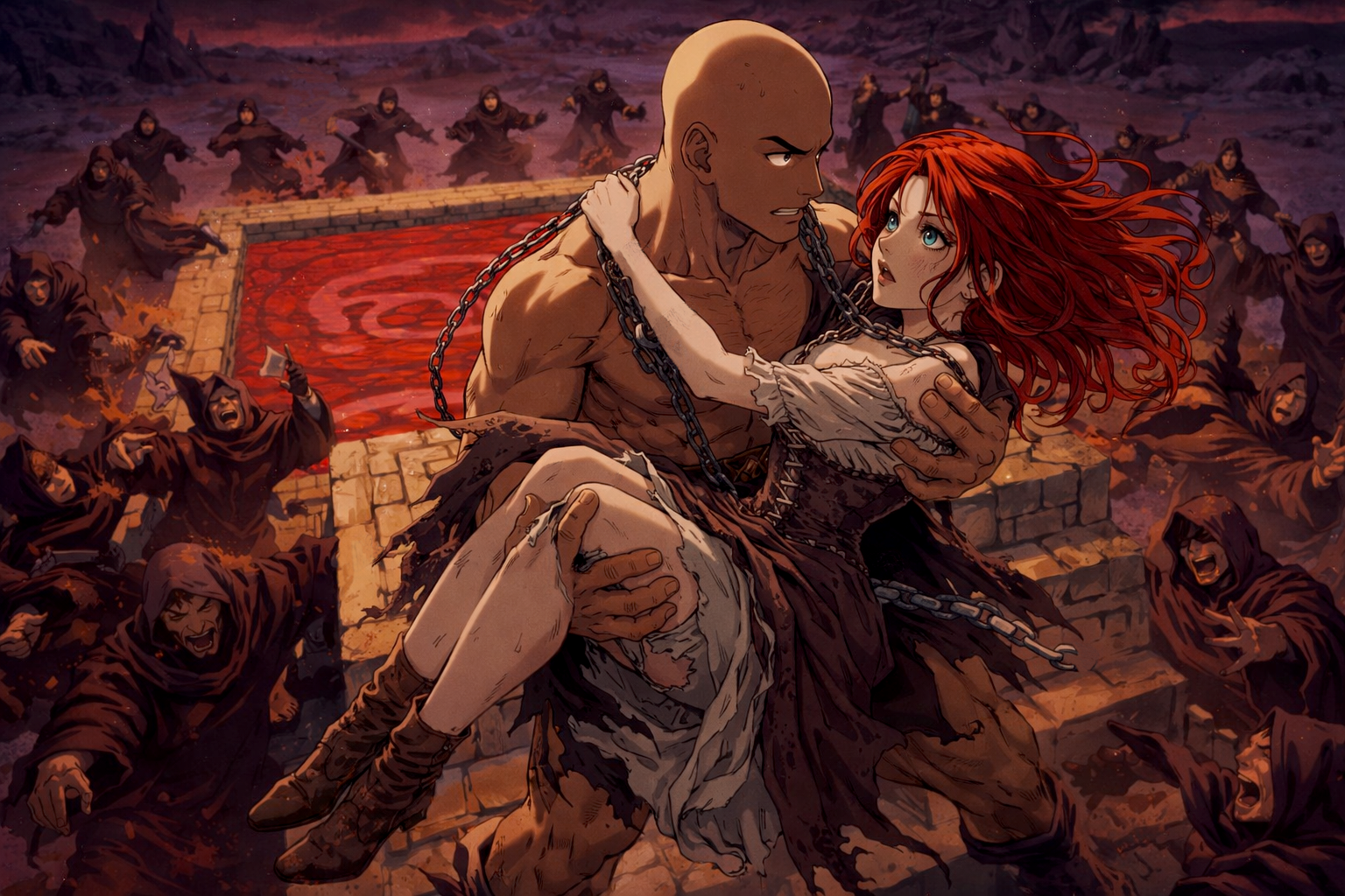 Cover art for Isekai'd To Neverwhere ... Heavy Metal Anthology, a fantasy scenario on AI Dungeon