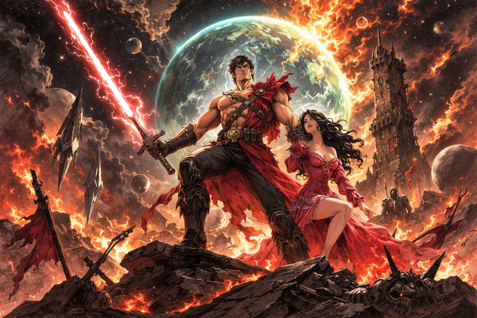 Cover art for Princes Of The Universe, a prince scenario on AI Dungeon