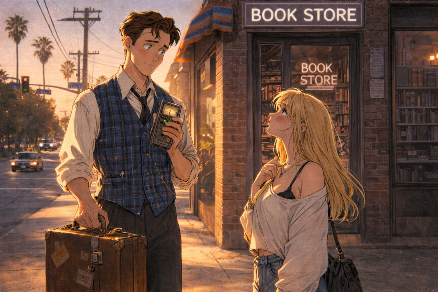 Cover art for Blast From The Past, a slice of life scenario on AI Dungeon
