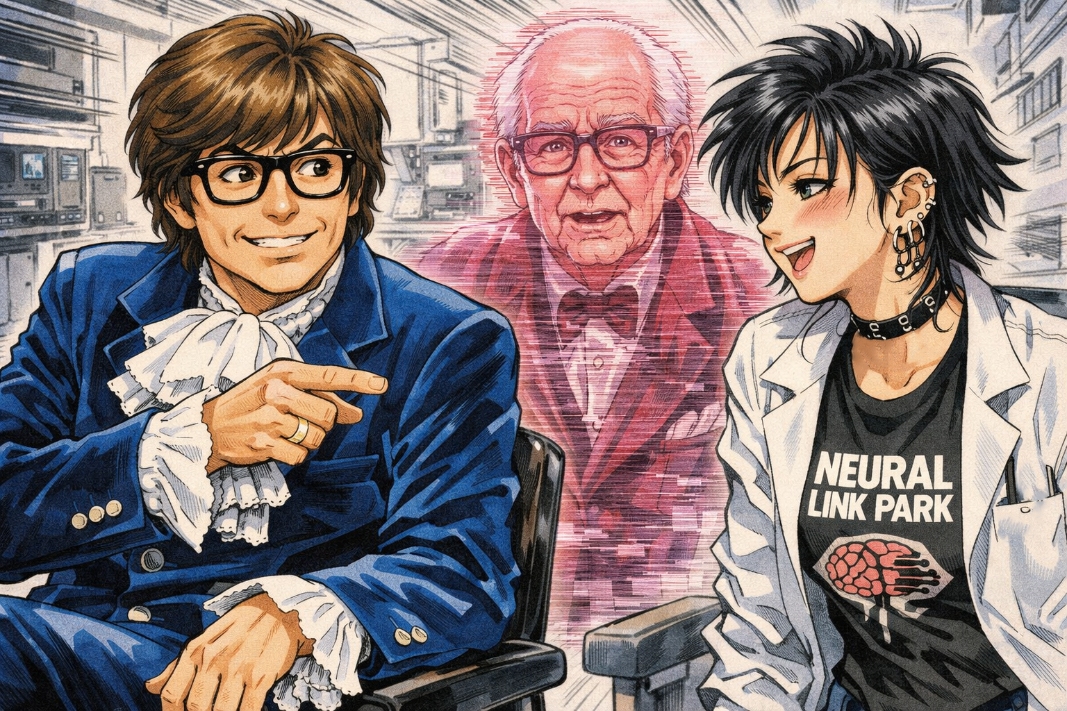 Cover art for International Man of Mystery, an austin powers scenario on AI Dungeon