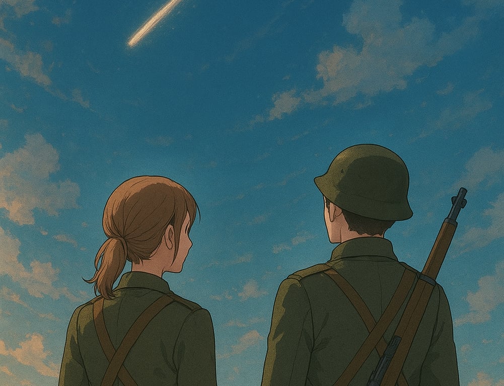 Cover art for A Tale of Two Soldiers (+InnerSelf), a ww 1 scenario on AI Dungeon