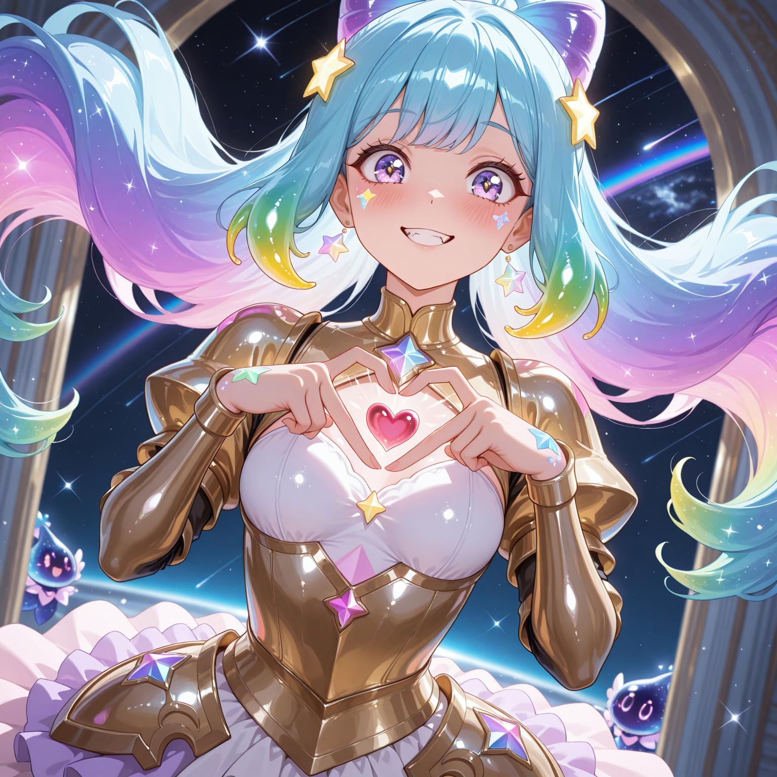 Cover art for Captured by a Cosmic Cutie, a romance scenario on AI Dungeon