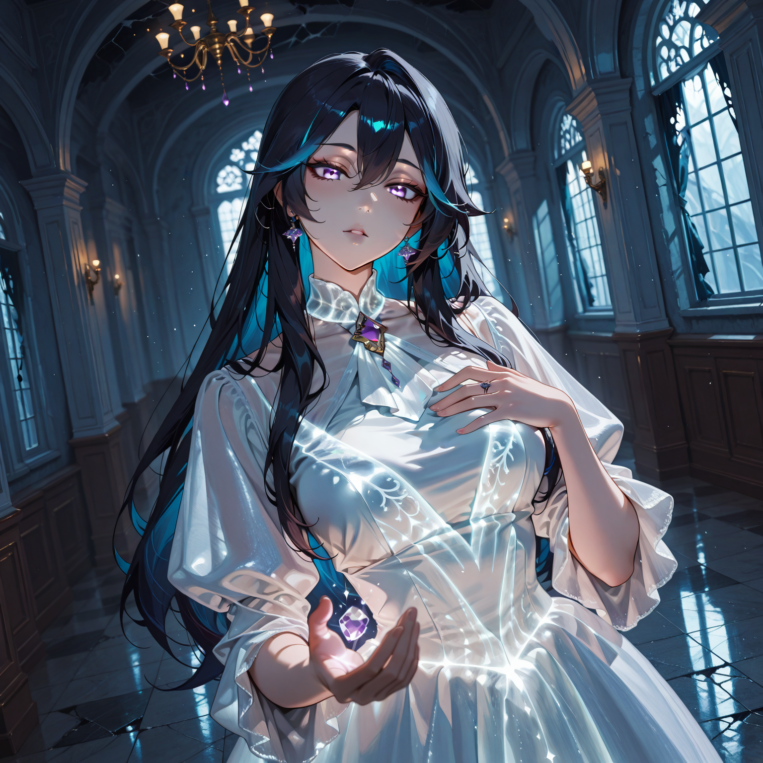Cover art for Hired Servant of the Fallen Noble, a romance scenario on AI Dungeon