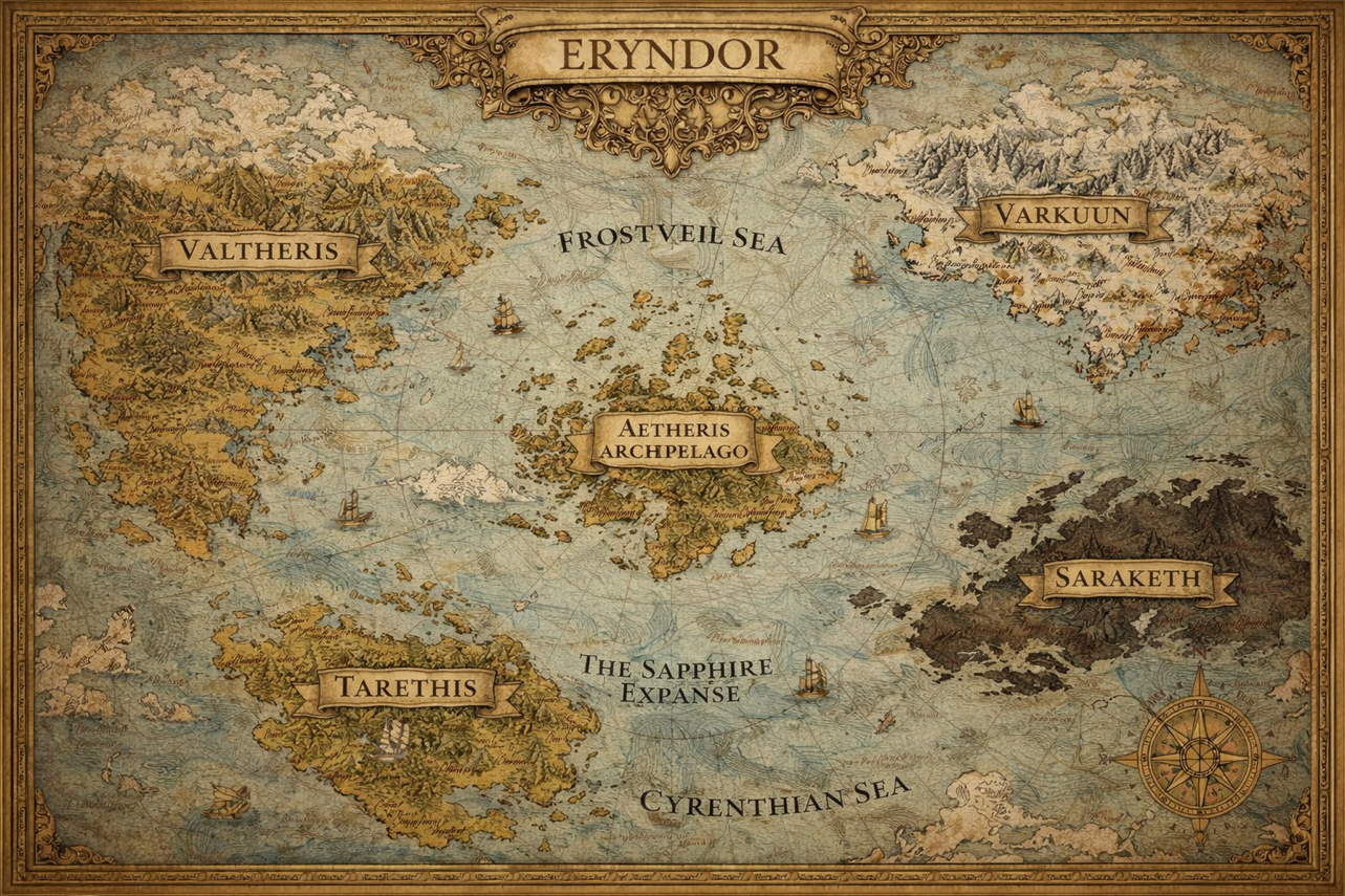 Cover art for Eryndor, a magic scenario on AI Dungeon