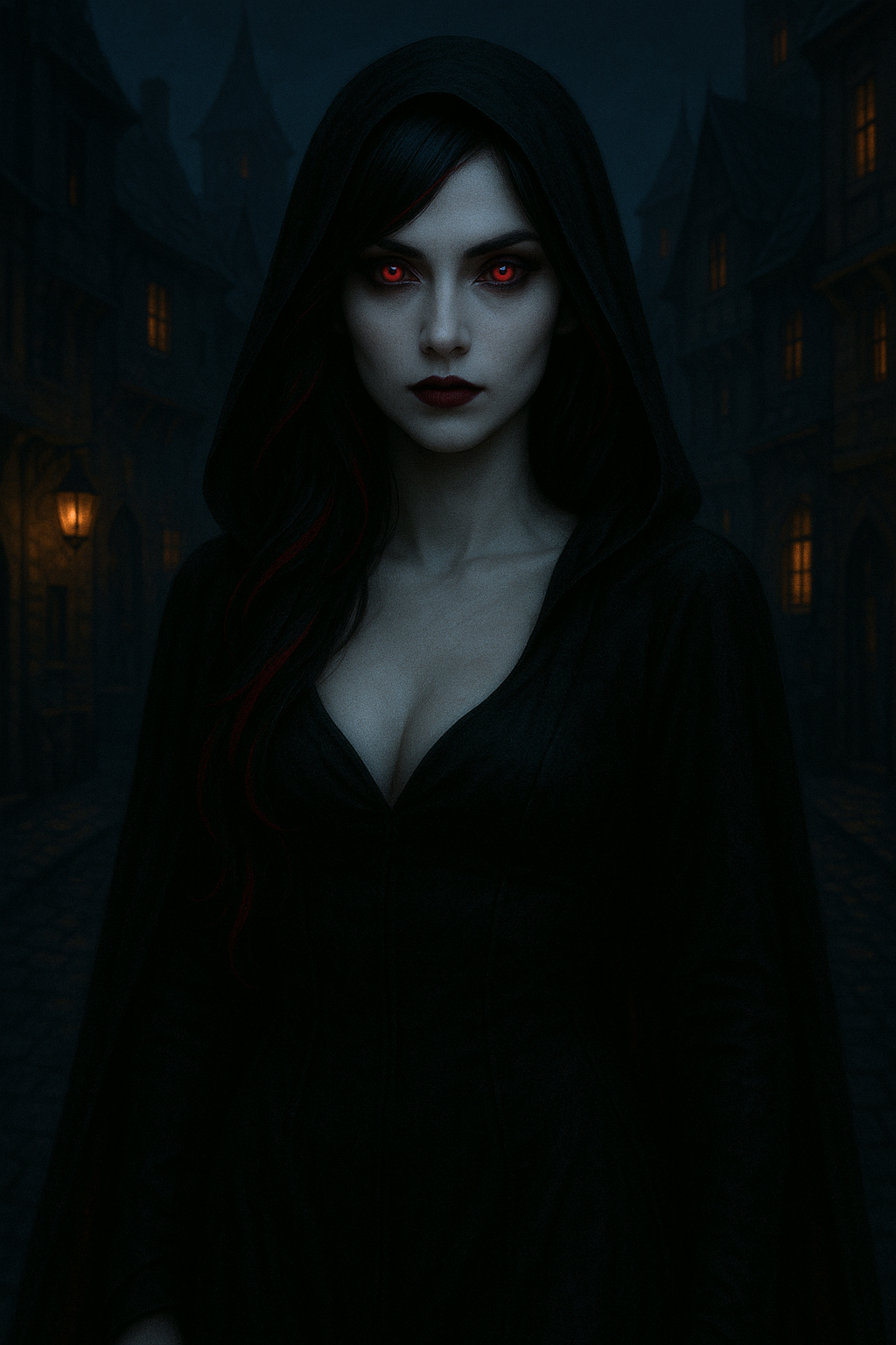 Cover art for Keira, the Scarlet Kiss, a mature scenario on AI Dungeon