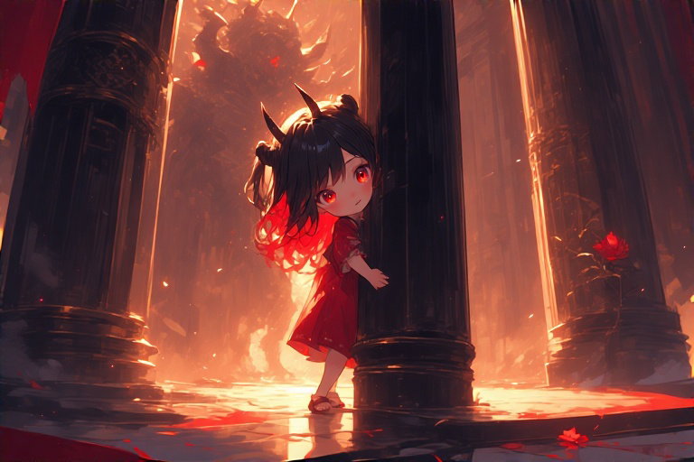 Cover art for What's that child is doing here ?, a child scenario on AI Dungeon