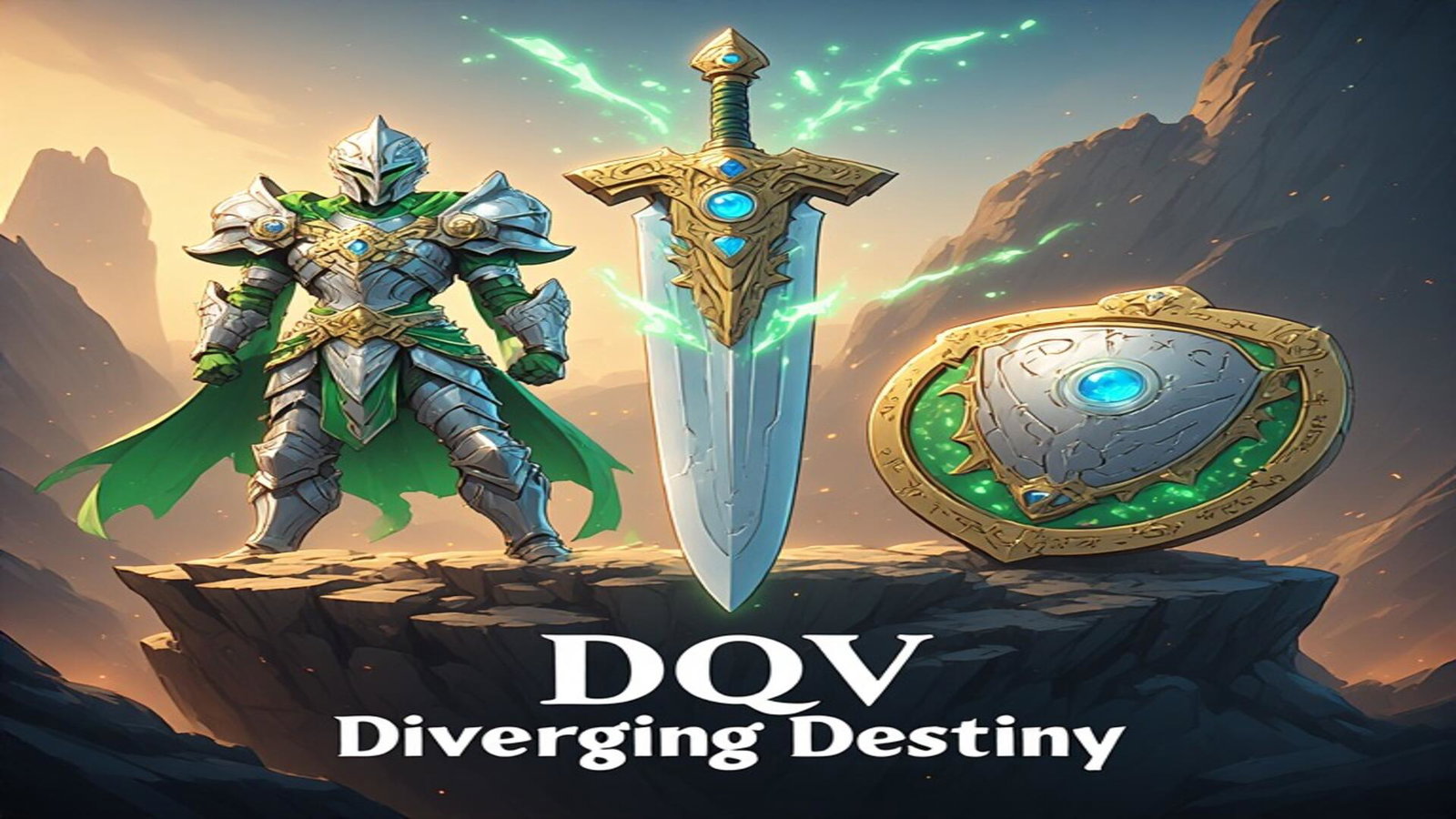 Cover art for Dragon Quest V: Diverging Destiny, a dragon quest scenario on AI Dungeon