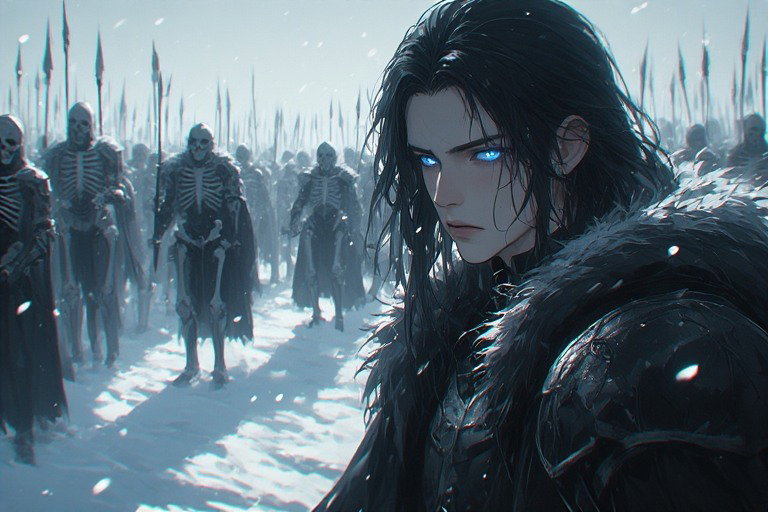 Cover art for Married to the Necromancer King, a fantasy scenario on AI Dungeon