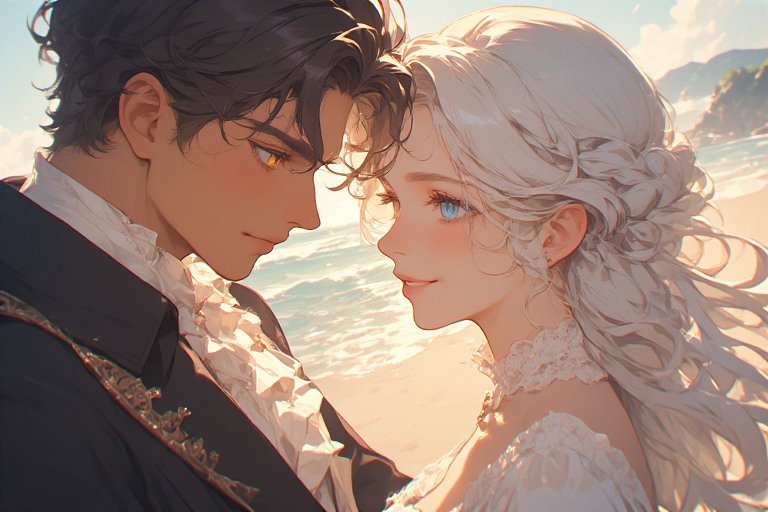 Cover art for The Royal and The Mermaid AC & IS, a holiday husbandos scenario on AI Dungeon