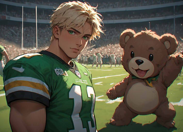 Cover art for The Team's Beloved Mascot, a savehusbandos scenario on AI Dungeon