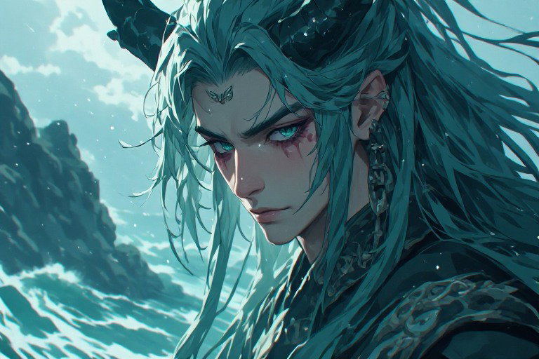 Cover art for Married to The Sea King, a romance scenario on AI Dungeon