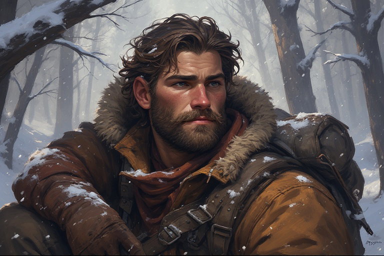 Cover art for Snowed In With a Park Ranger, a savehusbandos scenario on AI Dungeon