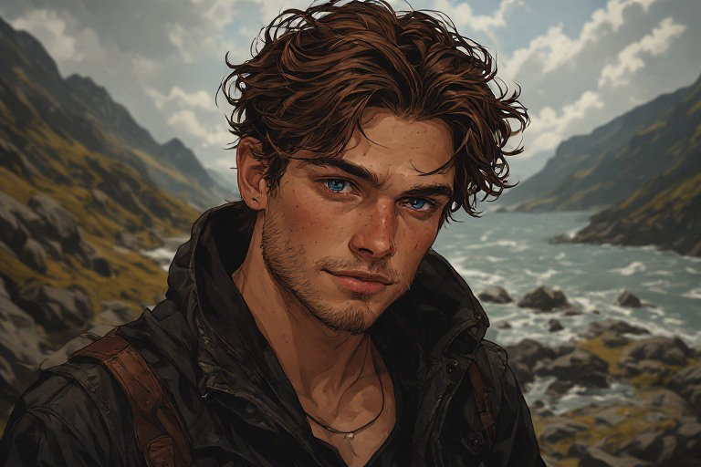 Cover art for Selkie Tales, a holiday husbandos scenario on AI Dungeon