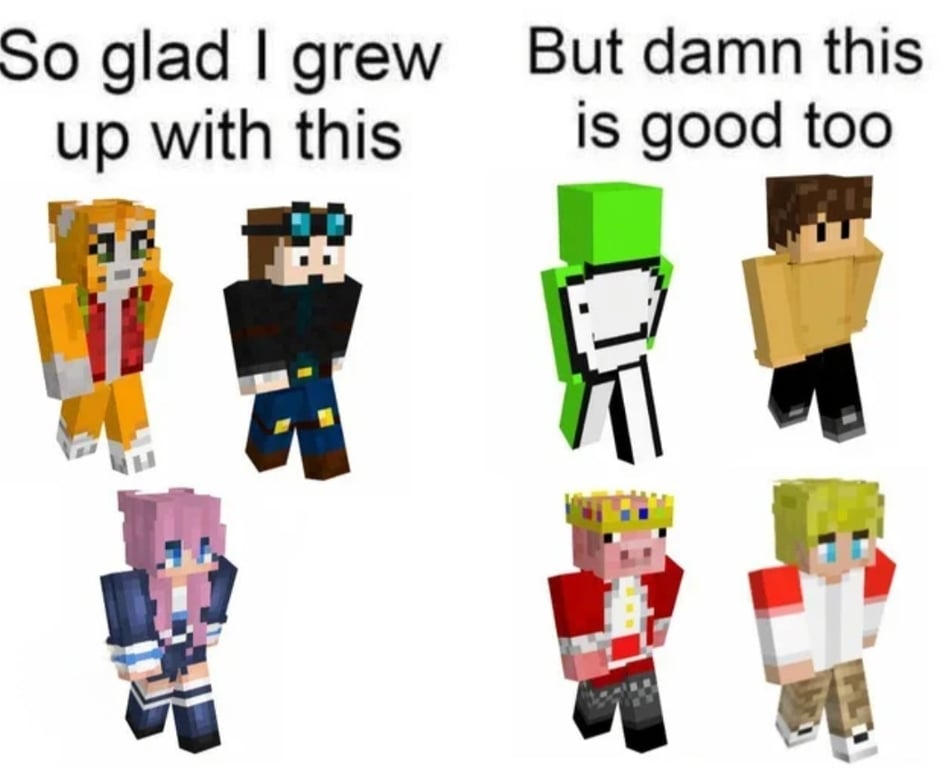Cover art for Minecraft YouTubers, a minecraft you tubers scenario on AI Dungeon