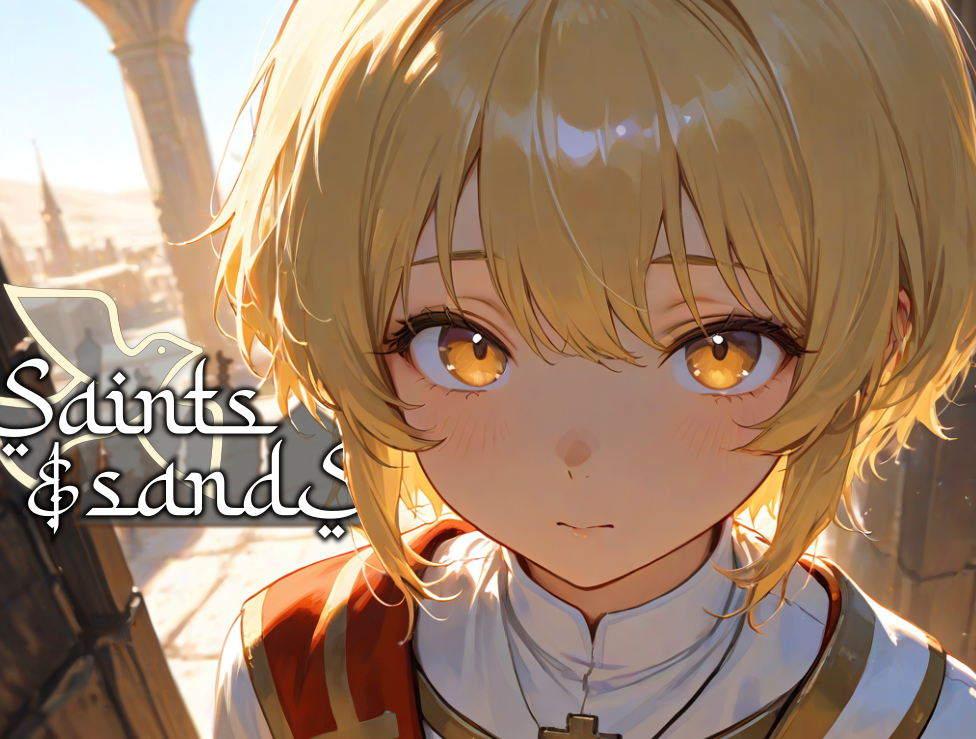 Cover art for Saints and Sands, a desert scenario on AI Dungeon