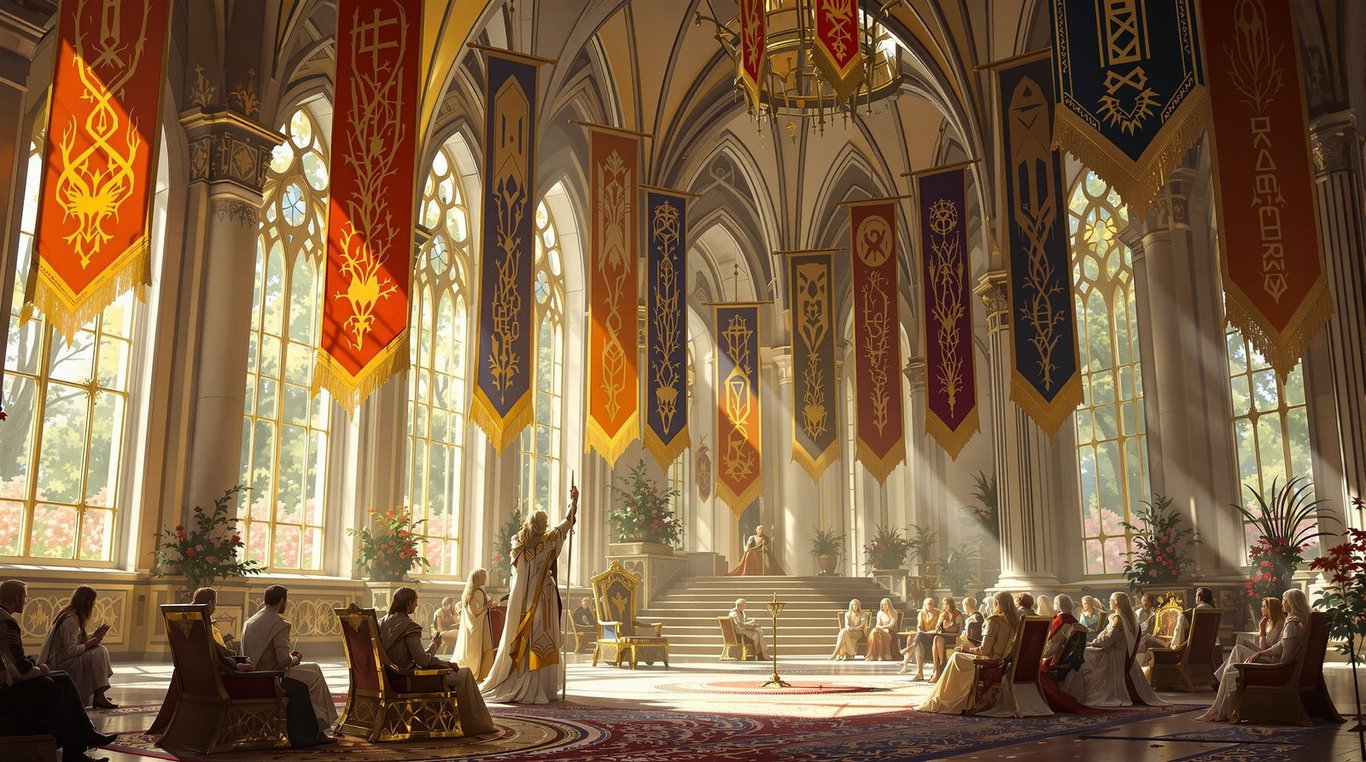 Cover art for Ambassador to Elven Court, a romance scenario on AI Dungeon