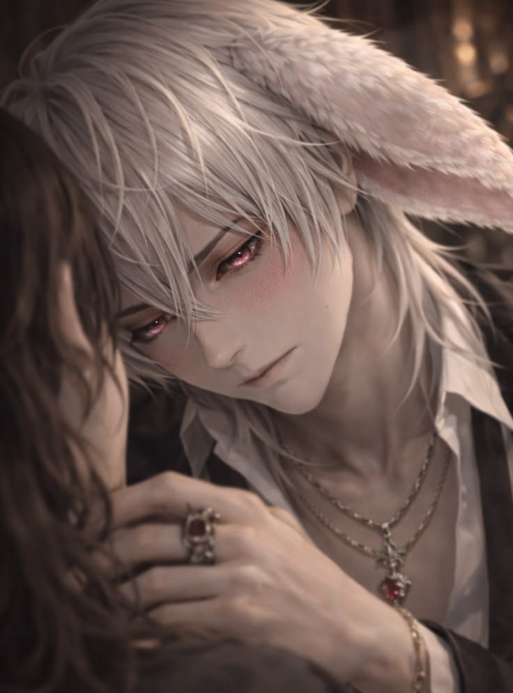 Cover art for The Prince of White Foxes_Lior Snow, a fantasy scenario on AI Dungeon