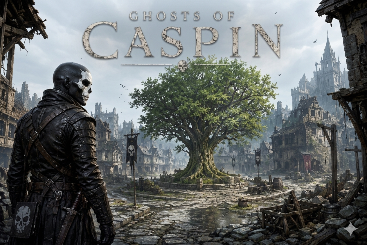Cover art for Ghosts of Caspin 2.0 UPDATE, a magic scenario on AI Dungeon