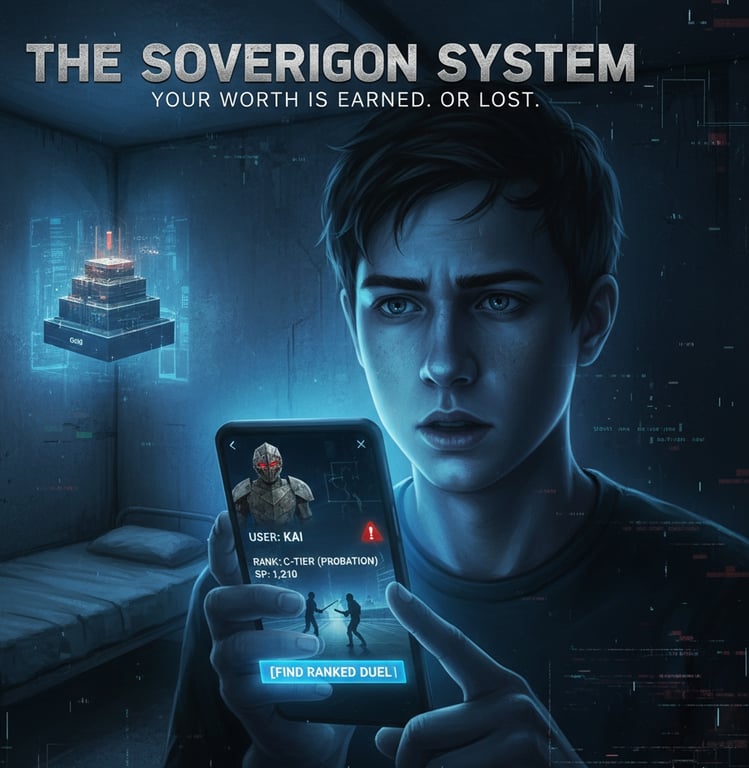 Cover art for The Sovereign System (WIP) on AI Dungeon