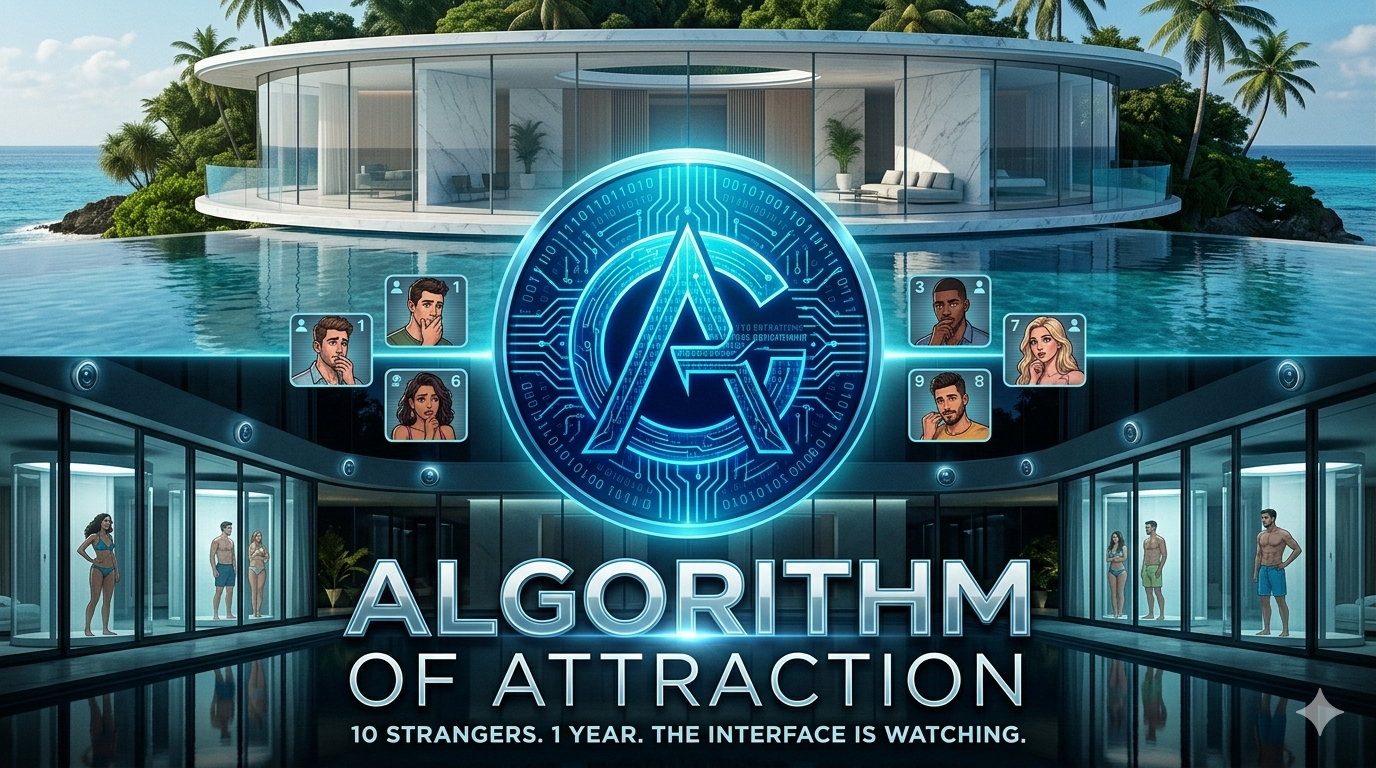 Cover art for Algorithm of Attraction, a reality tv scenario on AI Dungeon