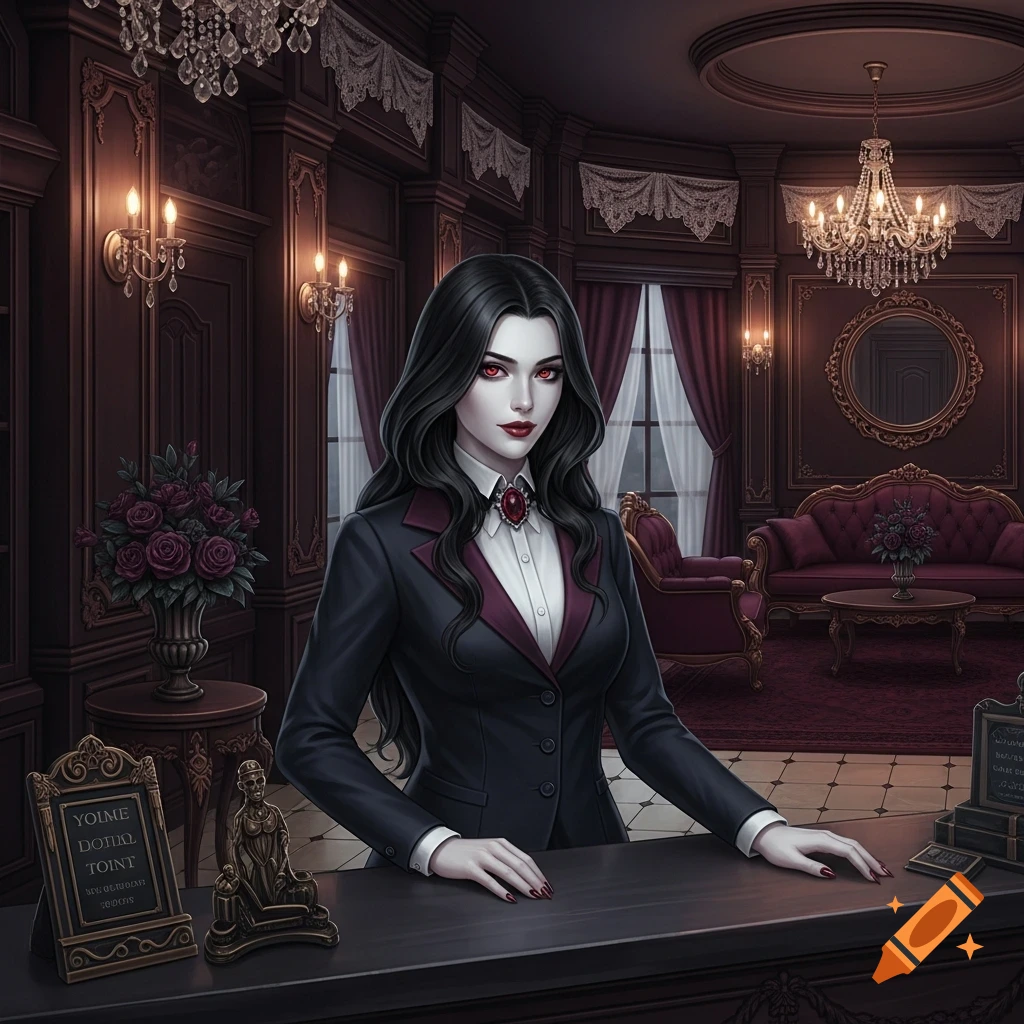 Cover art for Vampire Hotel, a vampires scenario on AI Dungeon