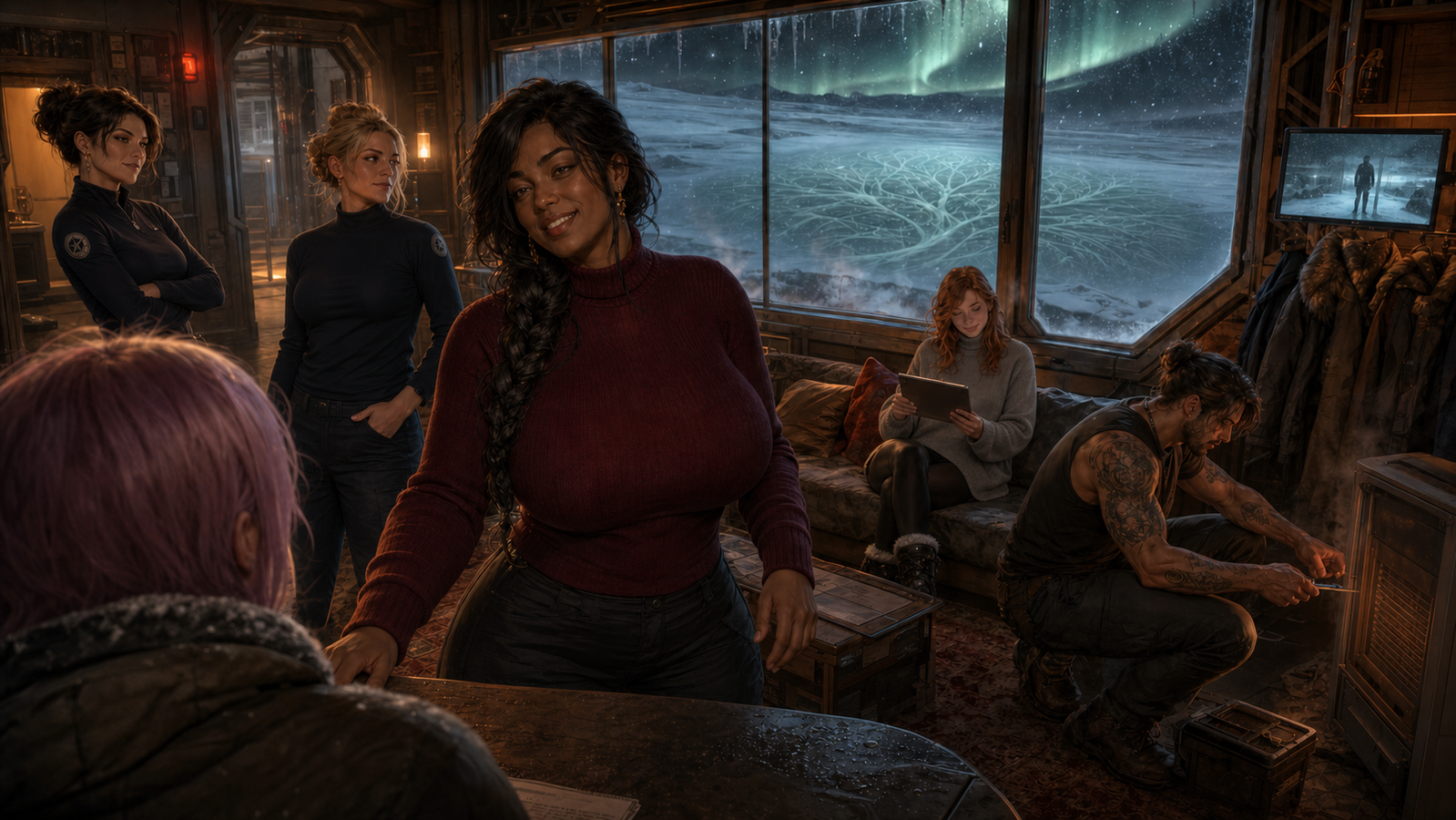 Cover art for Polar Attraction, a romance scenario on AI Dungeon