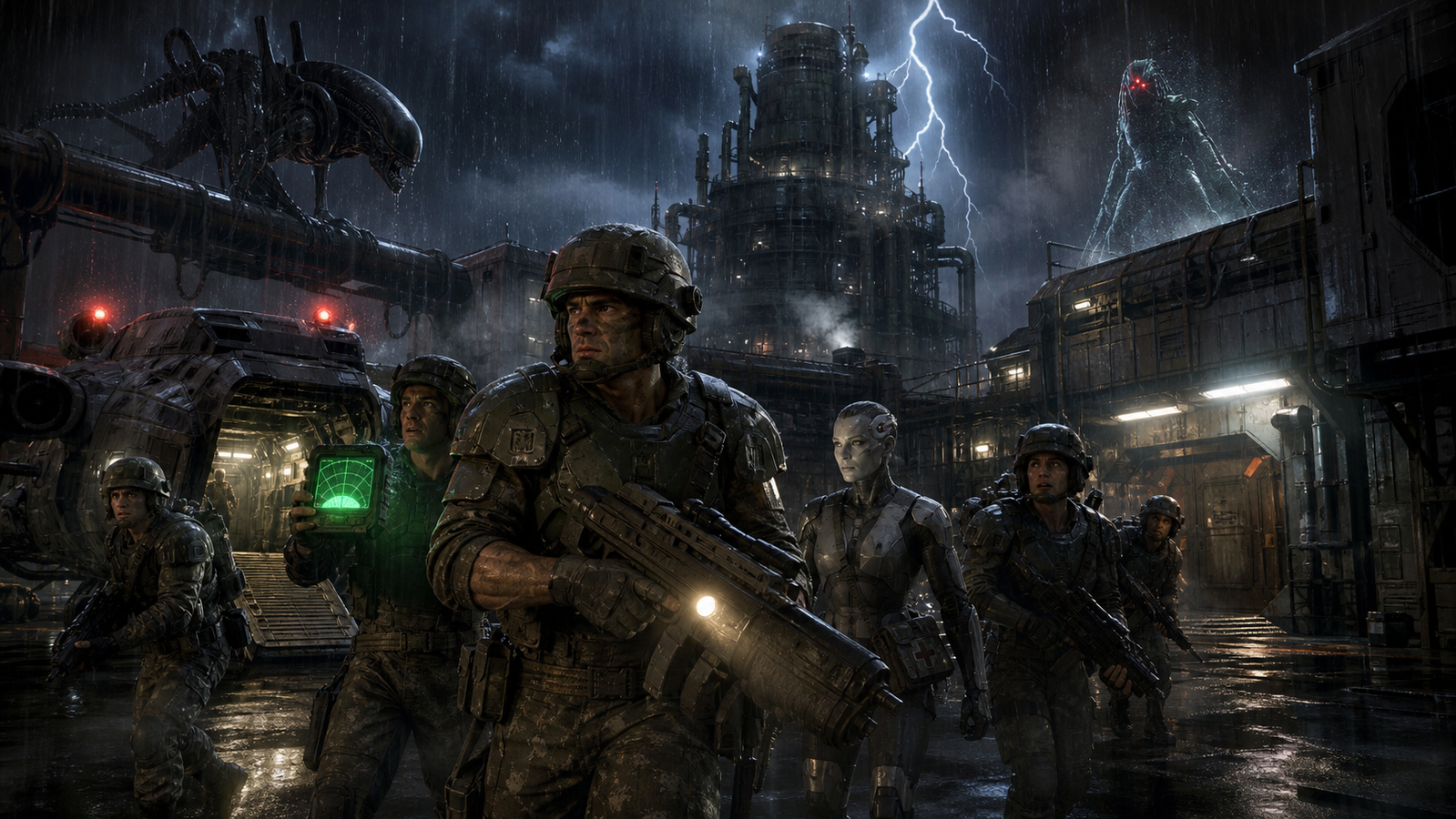 Cover art for Aliens: No Contact, an alien scenario on AI Dungeon