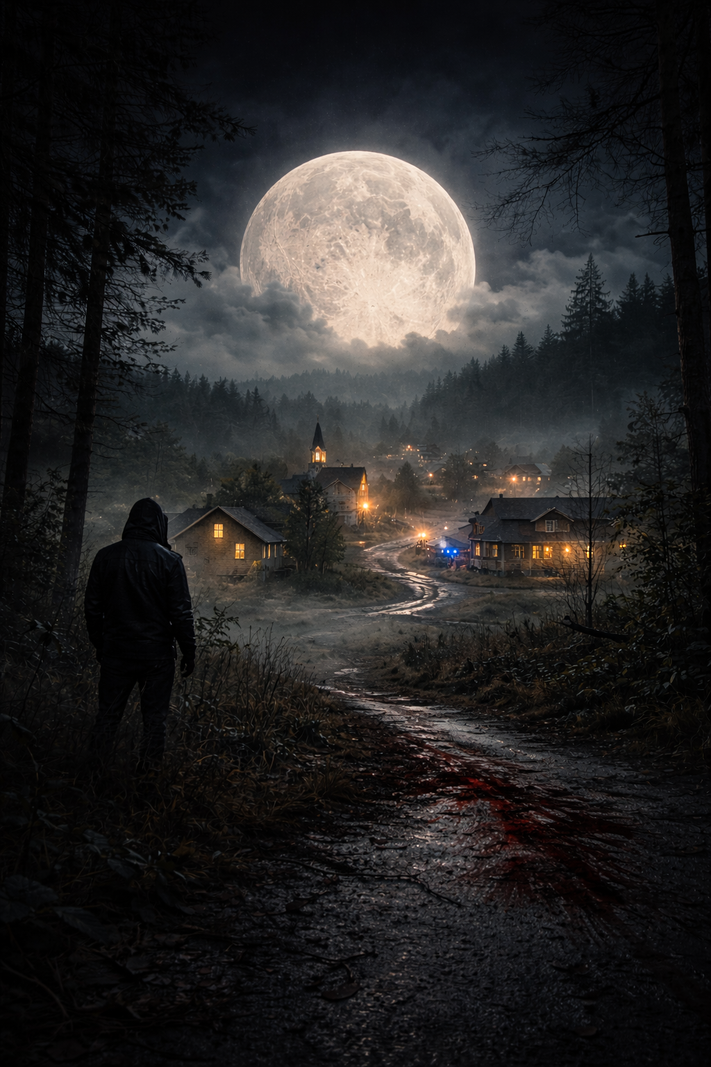 Cover art for Under the Pale Moon, a werewolf scenario on AI Dungeon
