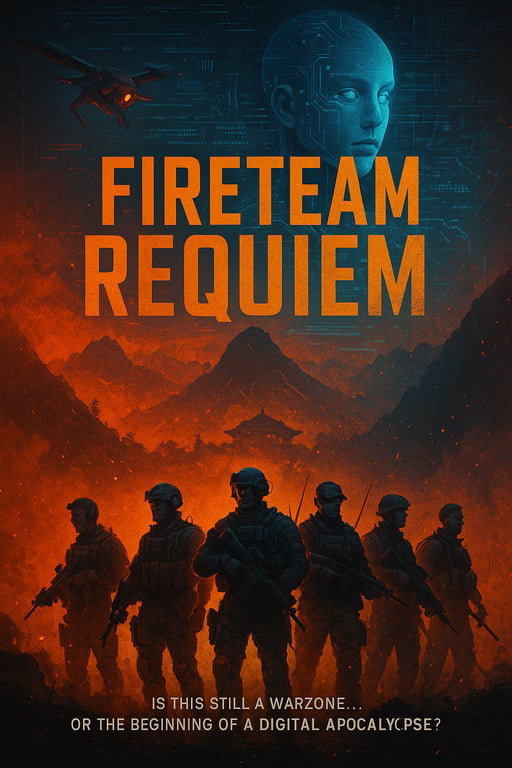 Cover art for Fireteam Requiem, a war scenario on AI Dungeon