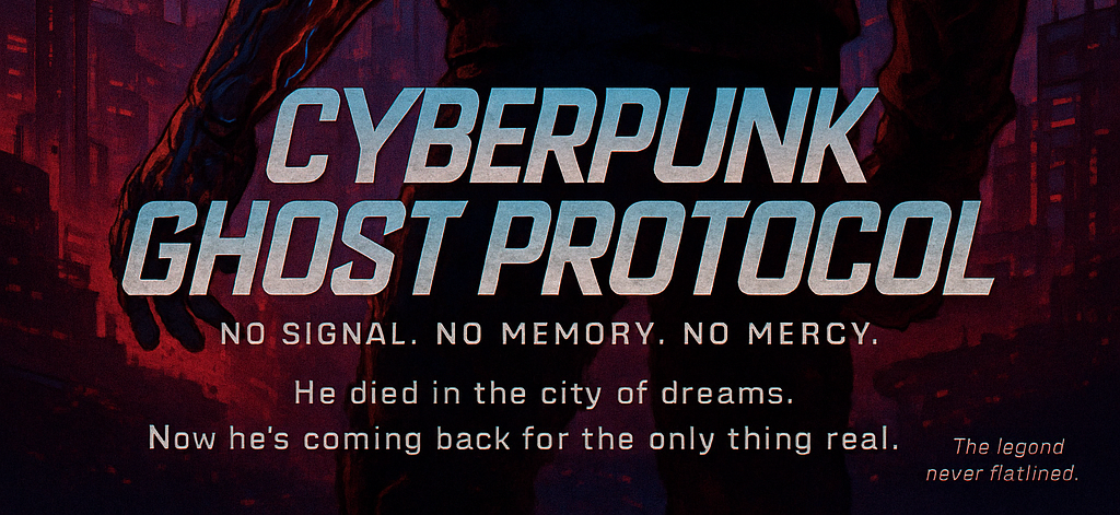 Cover art for Cyberpunk 2078: Ghost Protocol, a cyberpunk scenario on AI Dungeon