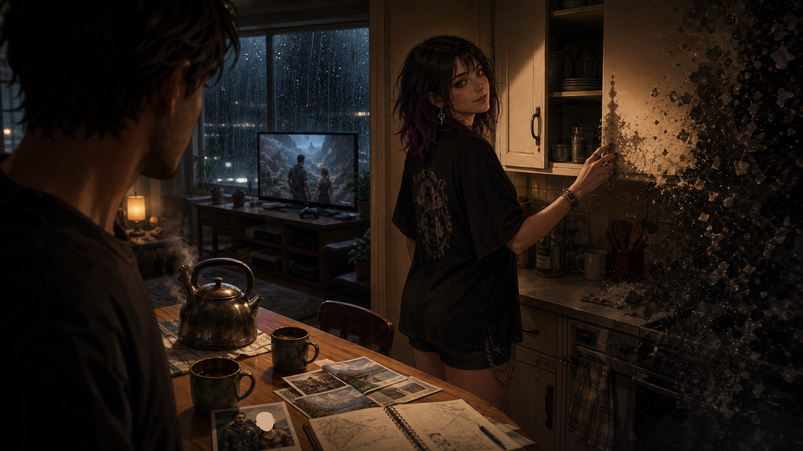 Cover art for Memories of Her, a romance scenario on AI Dungeon