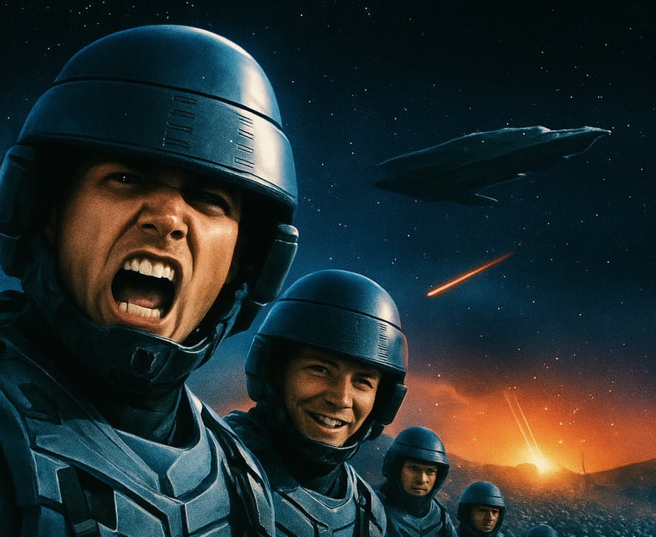 Cover art for Starship Troopers - Redux, a starship troopers scenario on AI Dungeon