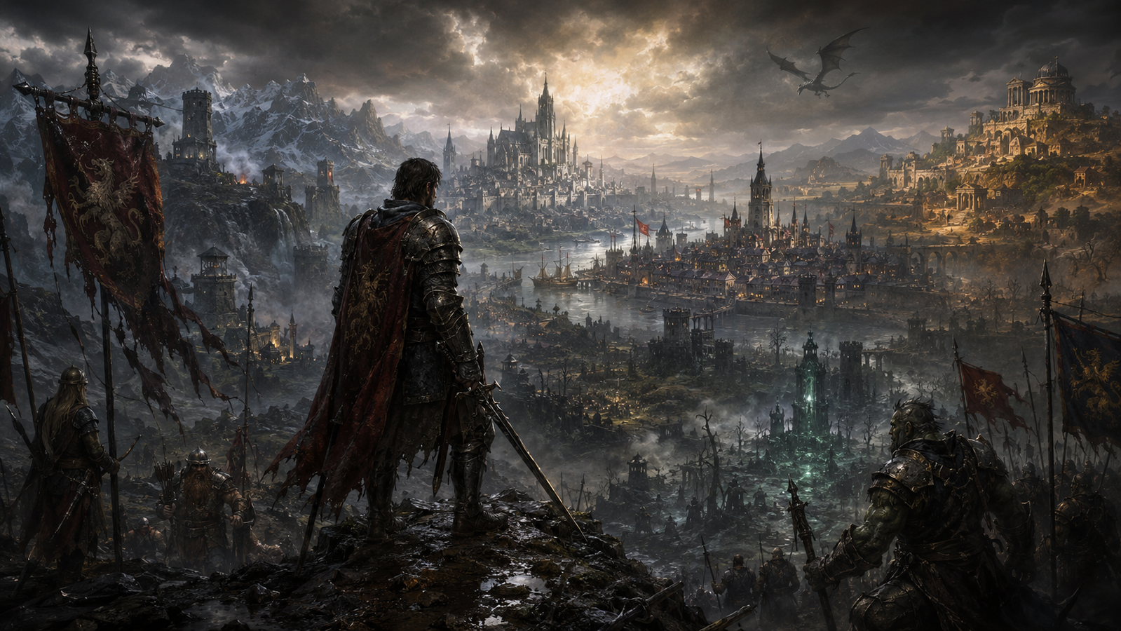 Cover art for A Realm of Blood and Coin, a fantasy scenario on AI Dungeon
