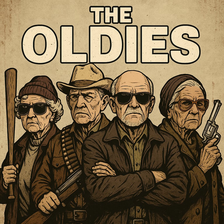 Cover art for The Oldies , a comedy scenario on AI Dungeon