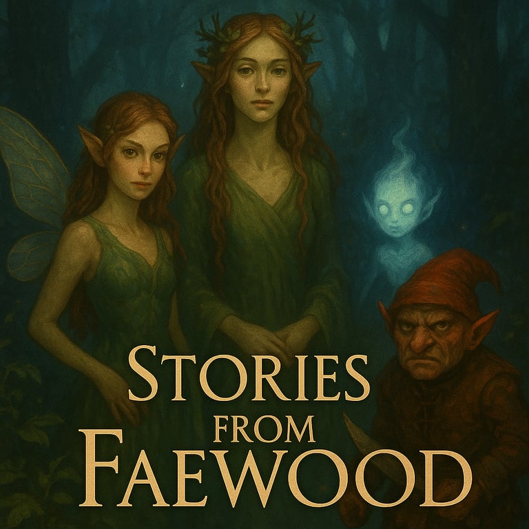 Cover art for Stories from Faewood, a fairy scenario on AI Dungeon