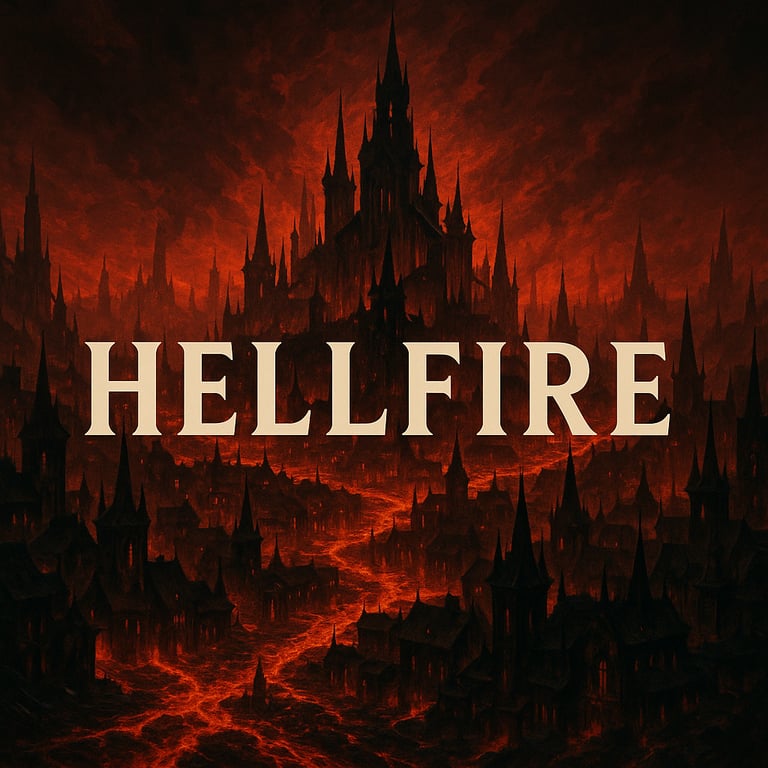 Cover art for Hellfire, a magic scenario on AI Dungeon