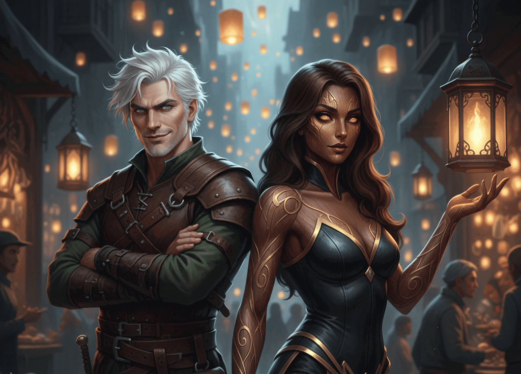 Cover art for Love Immortal: A Vengeance of Elements , a romance scenario on AI Dungeon
