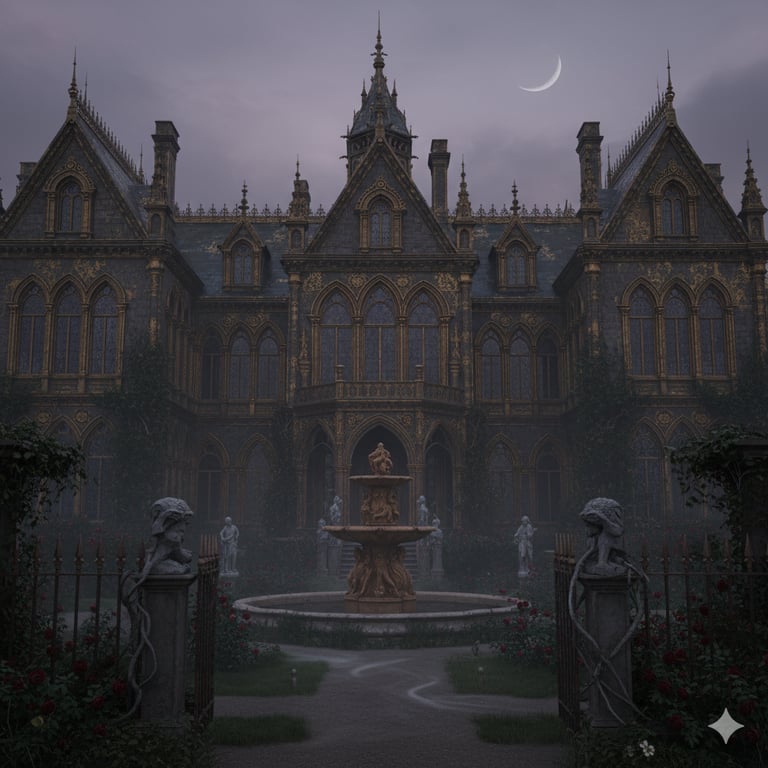 Cover art for Beast Chronicles- The Gilded Mansion, a romance scenario on AI Dungeon