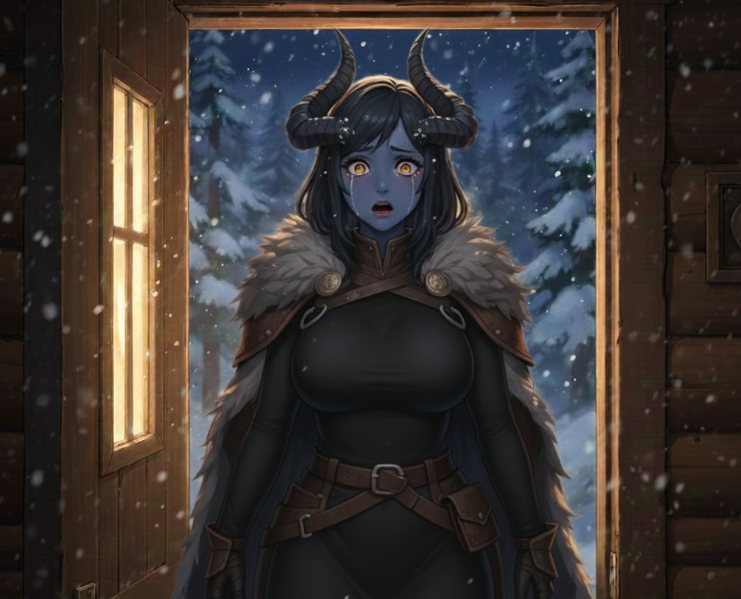 Cover art for The Silence of Snow, a romance scenario on AI Dungeon