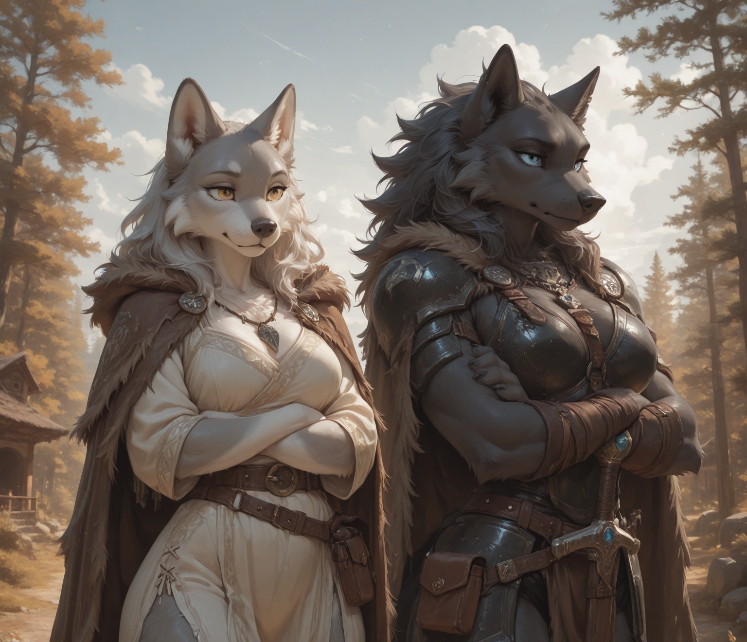 Cover art for Where the Sky Broke, a furry scenario on AI Dungeon