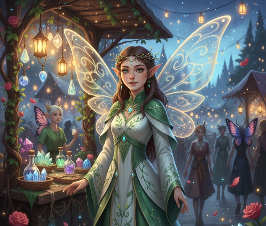 Cover art for A Fae's gift, a fae scenario on AI Dungeon