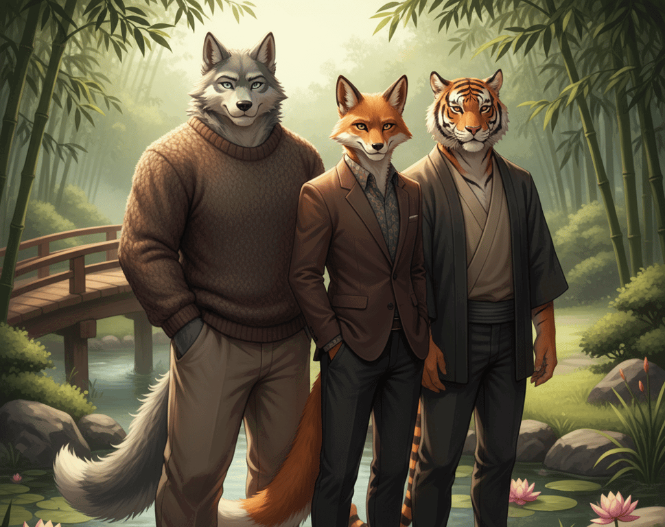 Cover art for Your Haven, Your Guardian -Male Guardian's, an anthro scenario on AI Dungeon