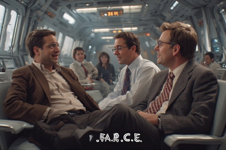 Cover art for F.A.R.C.E.(Frontier Administrative & Regulatory Compliance Enterprise), a comedy scenario on AI Dungeon