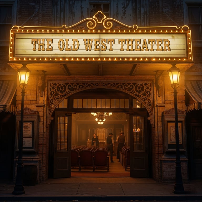 Cover art for The Old West Theater, a movies adventure on AI Dungeon