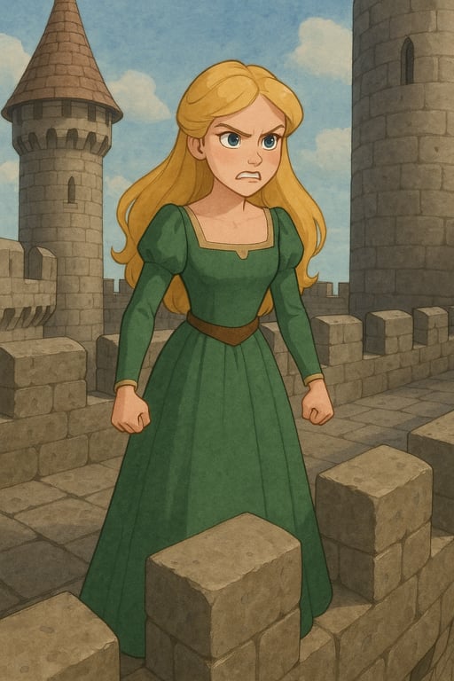 Cover art for Your father’s castle is under siege! , a medieval scenario on AI Dungeon