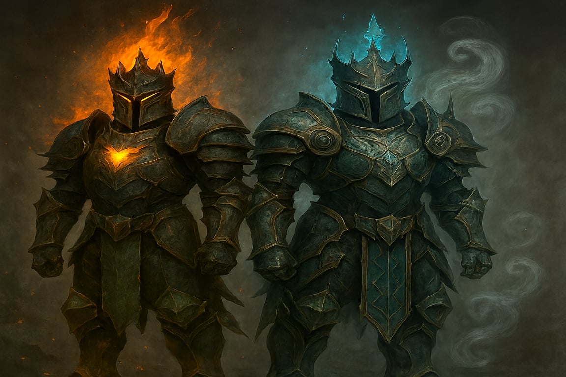Cover art for The Elemental Twins., a forged by elements scenario on AI Dungeon