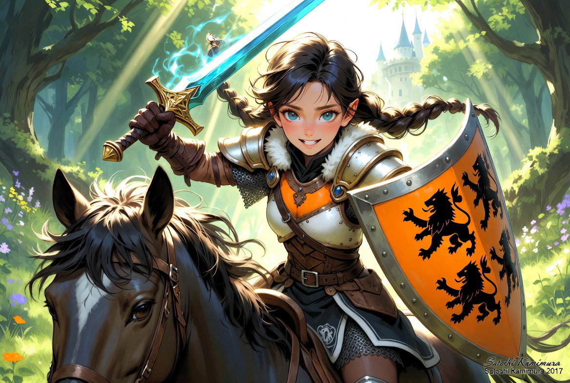 Cover art for Squire to the Halfling Hero, an adventure scenario on AI Dungeon