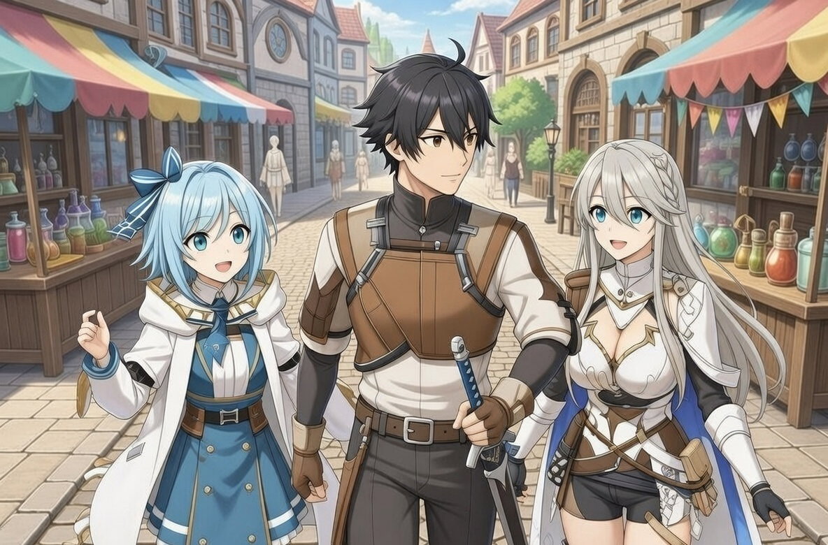 Cover art for Overleveled City Guard, an isekai scenario on AI Dungeon
