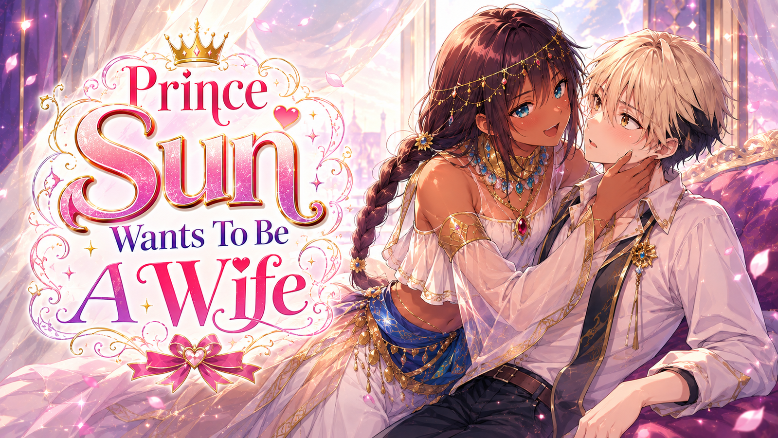 Cover art for Prince Sun Wants To Be A Wife, a romance scenario on AI Dungeon
